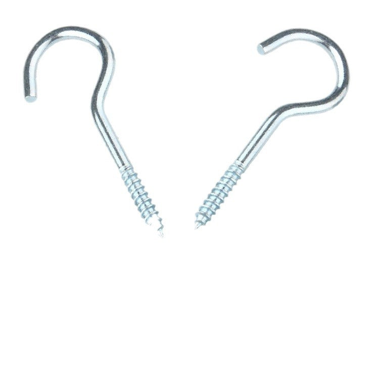 Self-Tapping Sheep Eye Ring Screws Black Question Mark Cup Light Hook Open/Closed Hardware