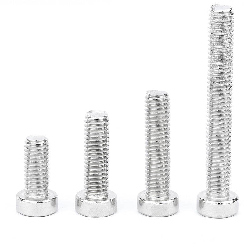 DIN7984 M3/M4/M8 304 stainless steel cylindrical screw thin head hexagon bolt short head hexagon screw  for Machinery & Equipment