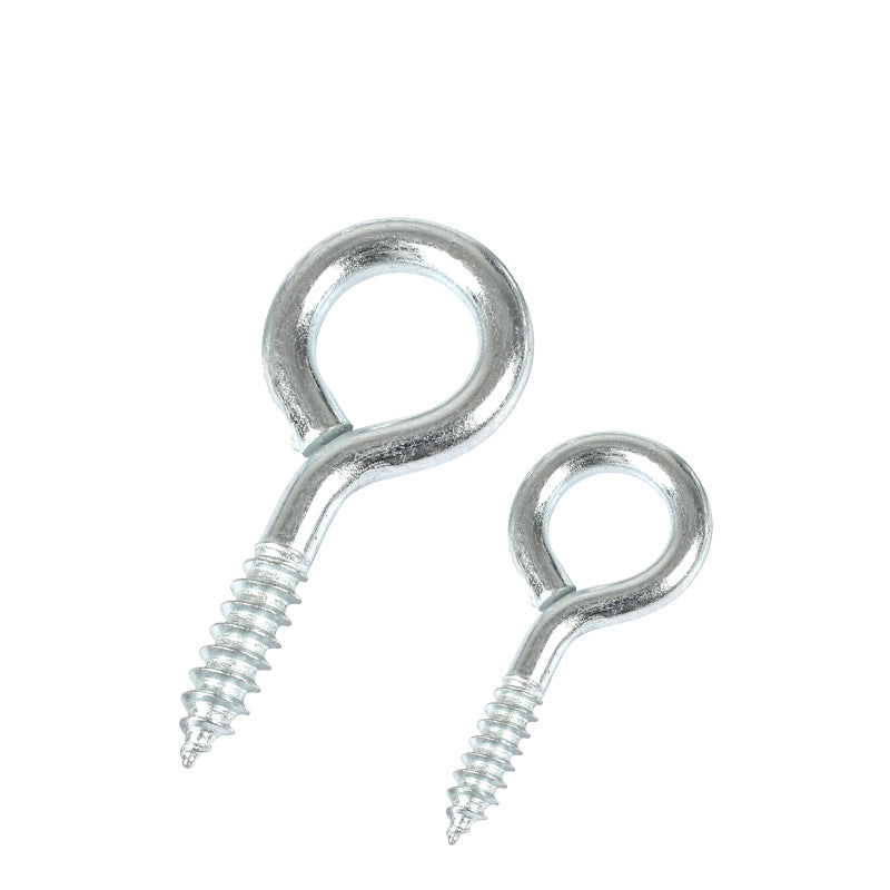 Open/Closed Sheep Eye Screw Hooks - Plastic Cup Hooks & Question Mark Light Hooks for Home Decoration & Hanging