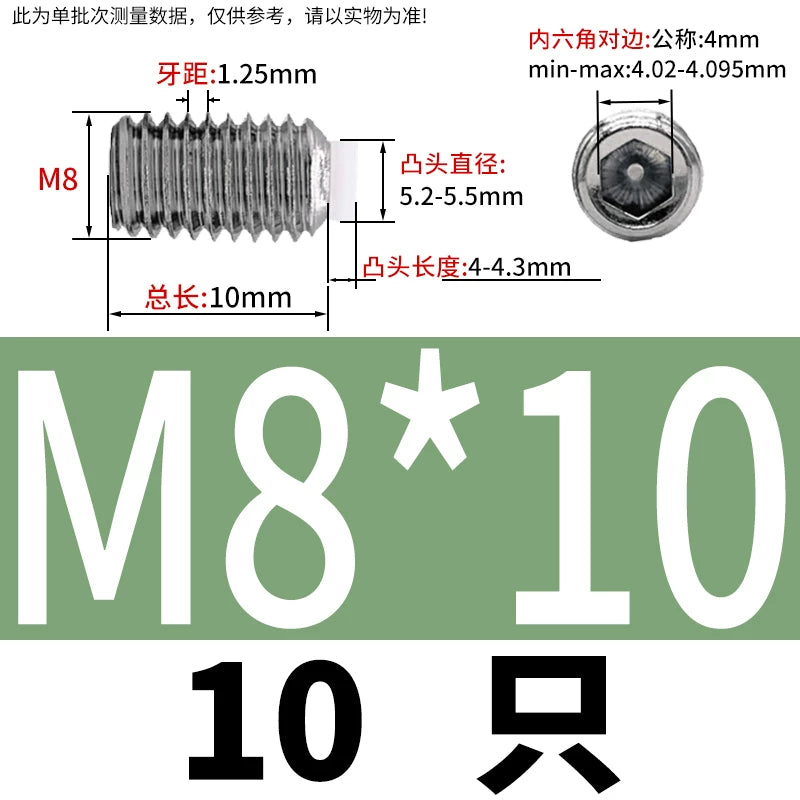 POM/Nylon Rubber Head Plunger 304 Stainless Steel Buffer Stop Screw M2-M10