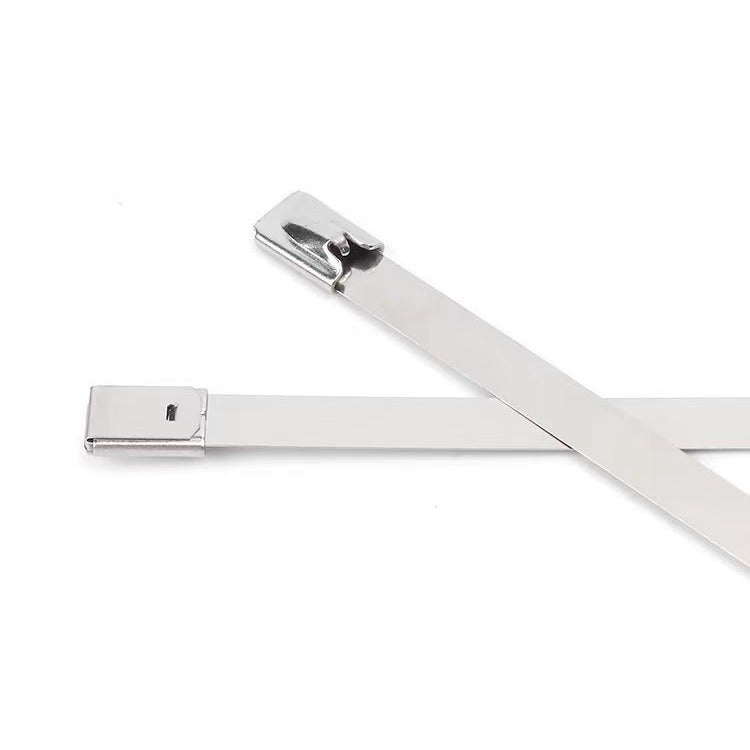 304 stainless steel cable tie self-locking cable tie metal cable tie outdoor strap high temperature resistant fixed tensioner