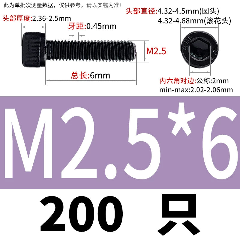 DIN912  M1.4-M16 Grade 12.9 Cup Head Hexagon Screw Full Thread Cylindrical Knurled Head Metric Screw