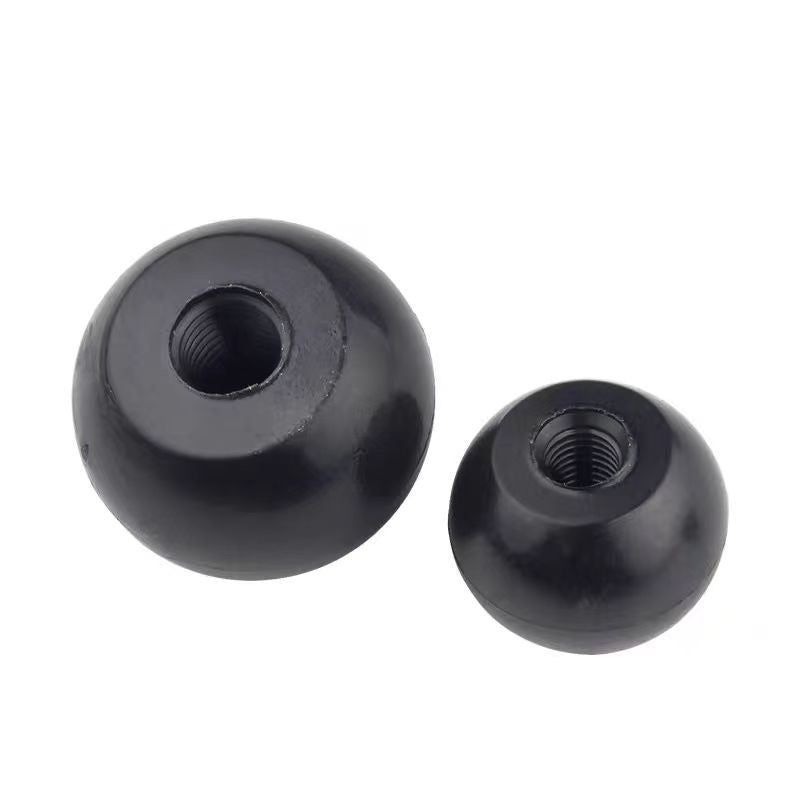 M4/M5/M6/M8/M10/M12 Bakelite Ball Handle Nut Shaking Handwheel Handle Ball Nut Red Black Ball for Industrial Equipment & Mechanical Handwheels