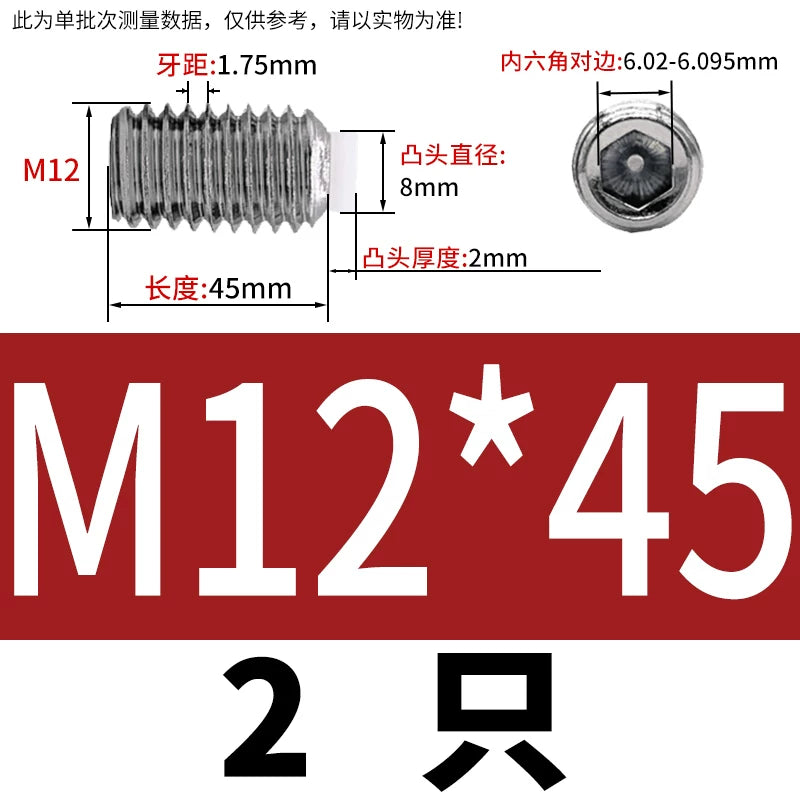 POM/Nylon Rubber Head Plunger 304 Stainless Steel Buffer Stop Screw M2-M10
