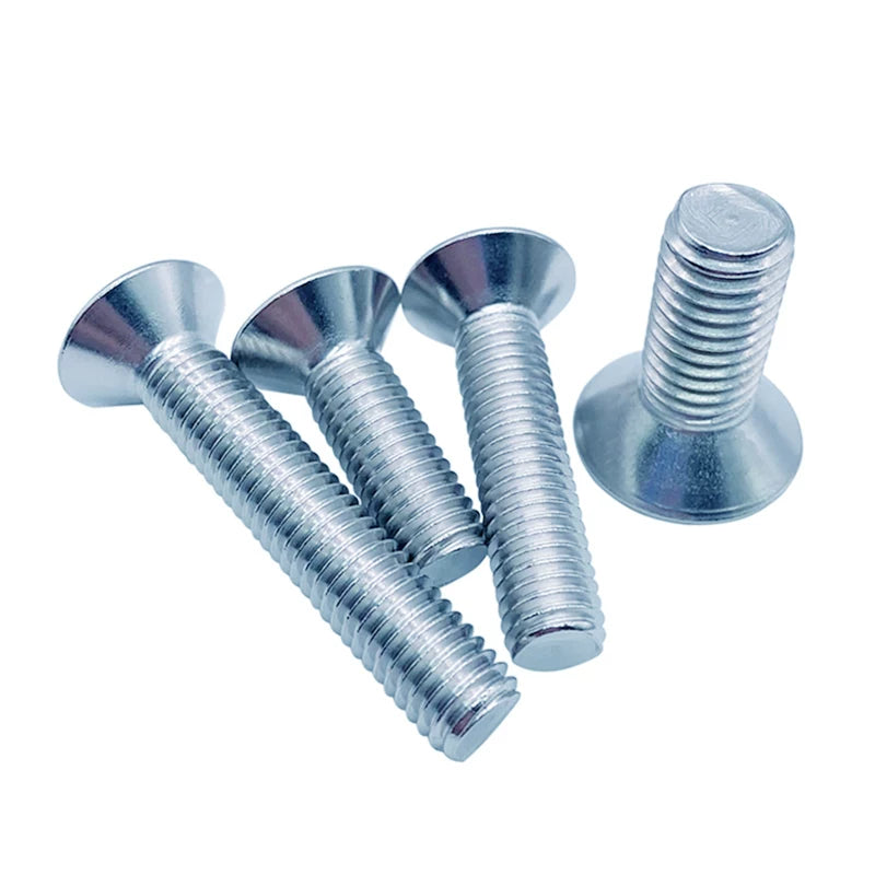 DIN7991/GB70.3 Screw M3-M16 10.9 Grade Blue-White Zinc Countersunk Head Allen Machine Screw