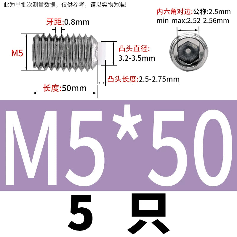 POM/Nylon Rubber Head Plunger 304 Stainless Steel Buffer Stop Screw M2-M10