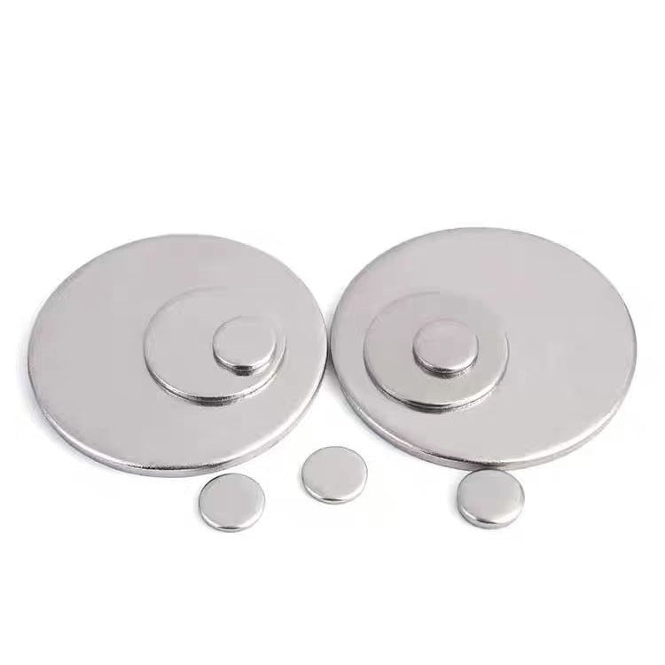 φ6-φ55 Solid Stamping Round Sealing 304 Stainless Steel Non-Porous Disc Gaskets Sheets for Pipe & Pipeline Sealing