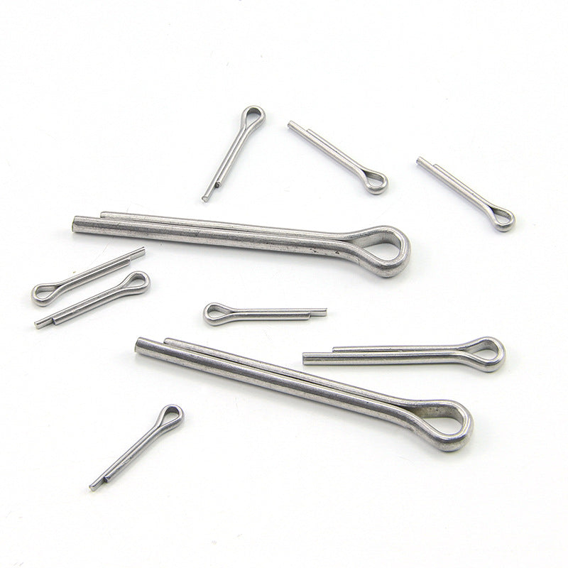M1/M2/M3/M4/M5 304 Stainless Steel Elastic Pin R Type Opening Pin Anti-loose Fixed Pin Hairpin Pin  for Machinery & Equipment Fixing