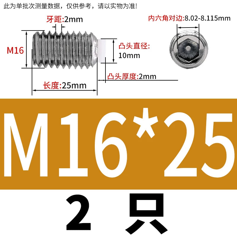 POM/Nylon Rubber Head Plunger 304 Stainless Steel Buffer Stop Screw M2-M10