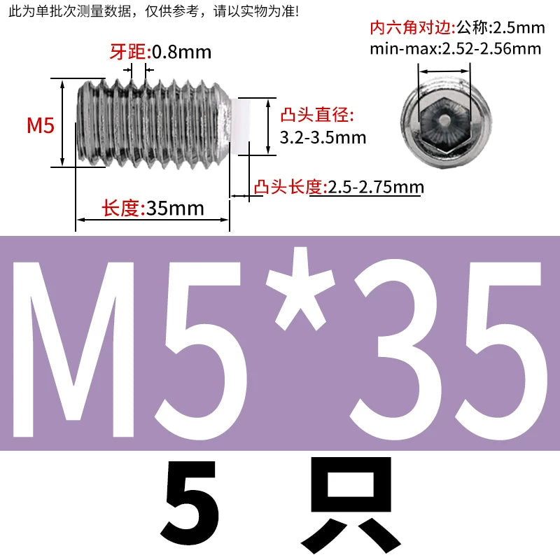 POM/Nylon Rubber Head Plunger 304 Stainless Steel Buffer Stop Screw M2-M10