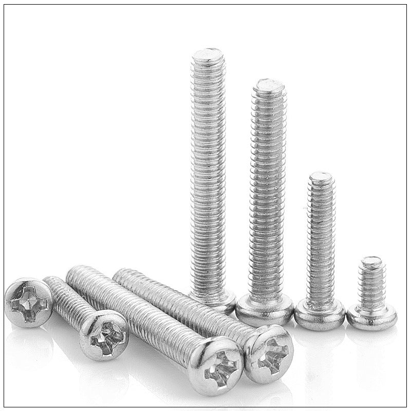 M1M2M3M4M5M6 Carbon steel galvanized cross groove round head screw pan head bolt screw tooth small screw for Household & Electronic Repair