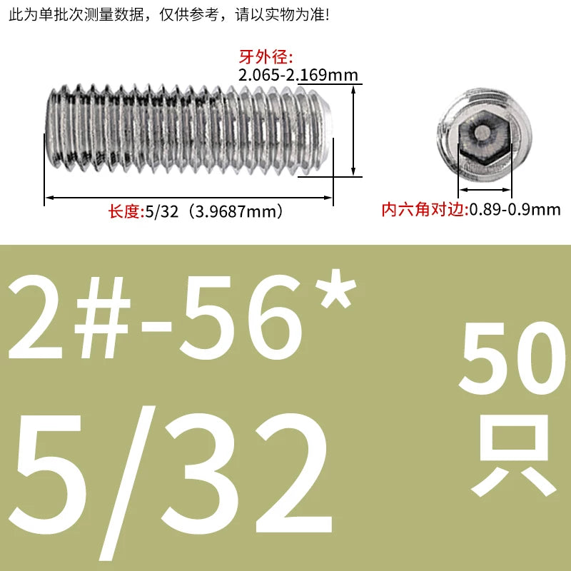 US Imperial UNC/UNF Set Screw Stainless Steel Hex Flat End Coarse Fine Thread Stop Fastener