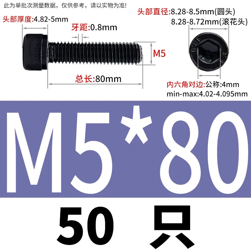 DIN912  M1.4-M16 Grade 12.9 Cup Head Hexagon Screw Full Thread Cylindrical Knurled Head Metric Screw