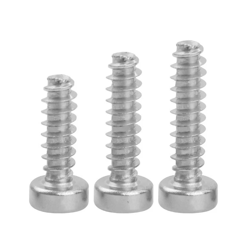 M2-M6.3 304 Stainless Steel Flat Head Hex Socket Self-Tapping Screw Flat Tail Low-Profile Fastener