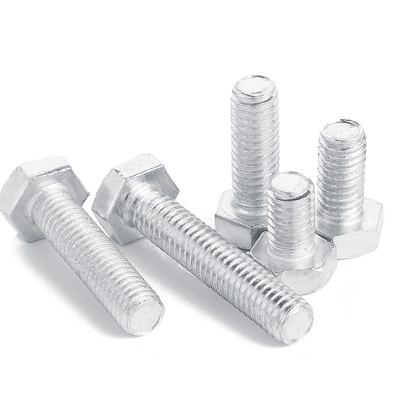 M3/M4/M6 Galvanized outer hexagon screw full tooth hexagon head bolt outer hexagon screw fastener for Construction & Furniture Assembly