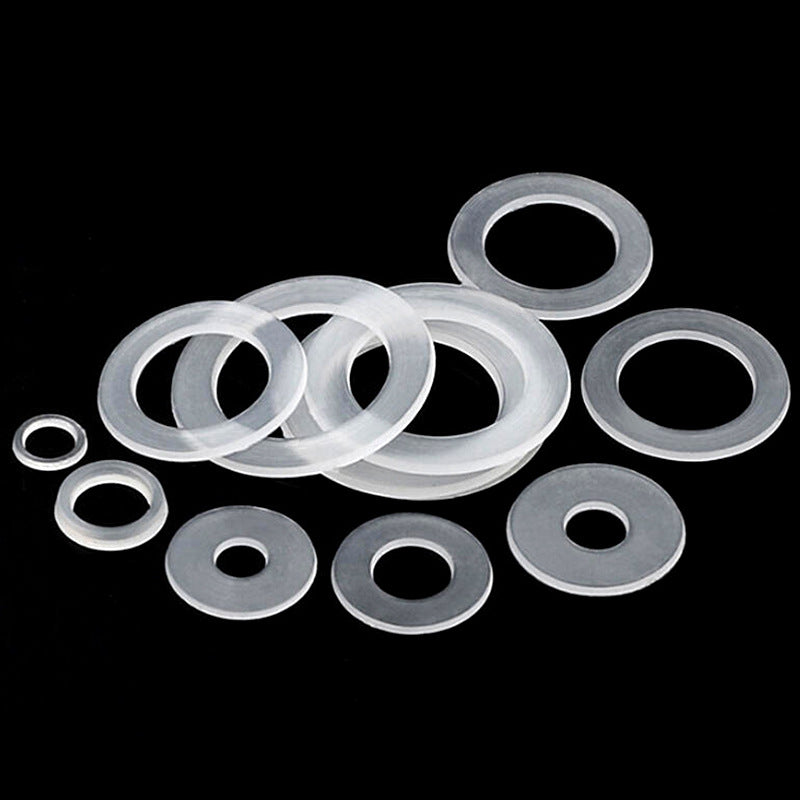 M5/M8/M10 White nylon thin gasket insulation wear-resistant flat gasket  plastic round gasket