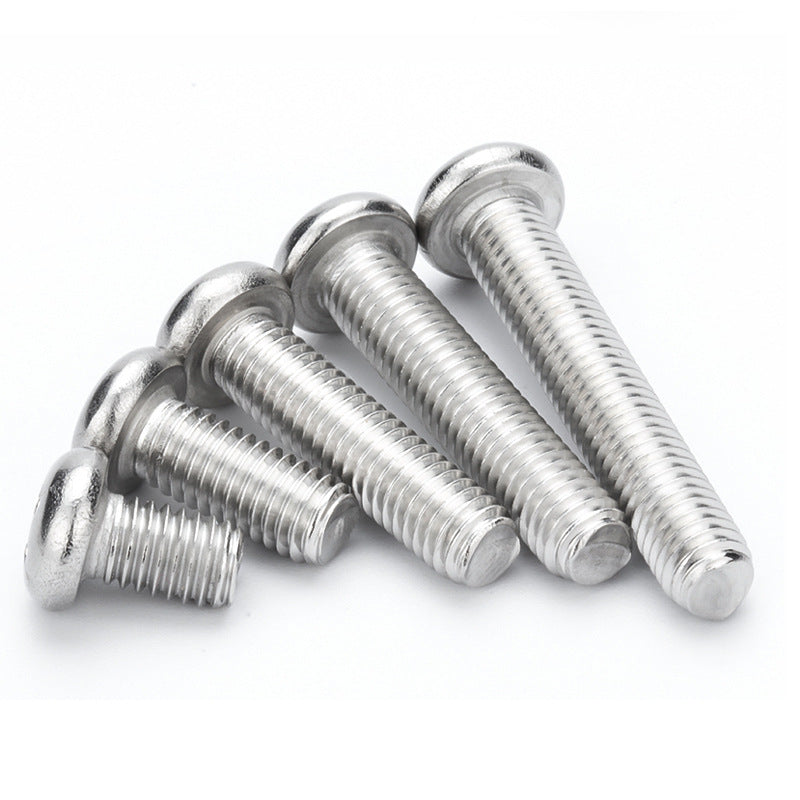 M2/M2.5/M3 304 stainless steel round head screw plum blossom slot screw pan head screw machine screw without column for Electronic & DIY Projects
