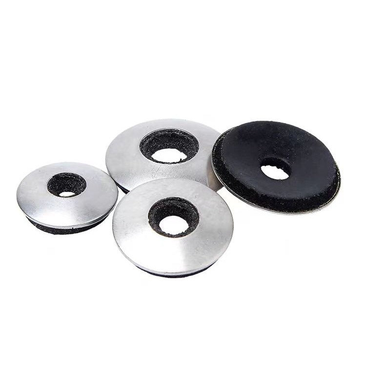 304 stainless steel composite gasket galvanized waterproof sealing gasket self-tapping gasket rubber drill wire gasket for Solar Mounting & Construction Projects