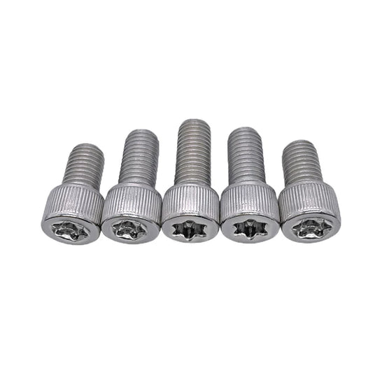 M2 & M3 Black 304 Stainless Steel Torx Socket Head Cap Screws | Knurled ISO 14580
