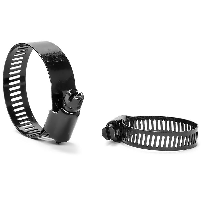 201/304 stainless steel Plated black throat hoop clamp one-word hoop range hood gas pipe water pipe clamp for Range Hood, Gas Pipe & Water Pipe