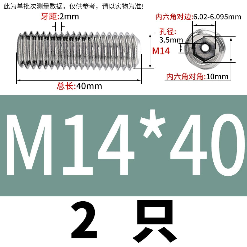DIN913 Hex Socket Set Screw 304/316 Hollow Perforated Vacuum Exhaust Screw