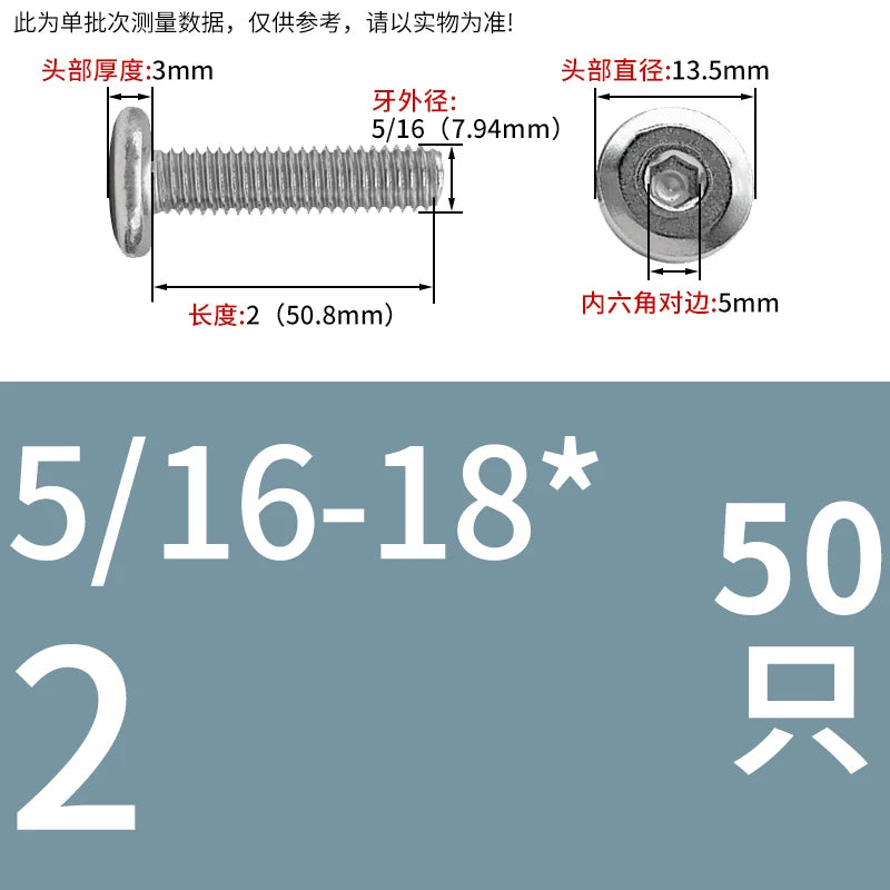 UNC 304 Stainless Steel Screw Nut Set US Imperial Hex Flat Head Chamfer Furniture Pair Lock Splint Fastener