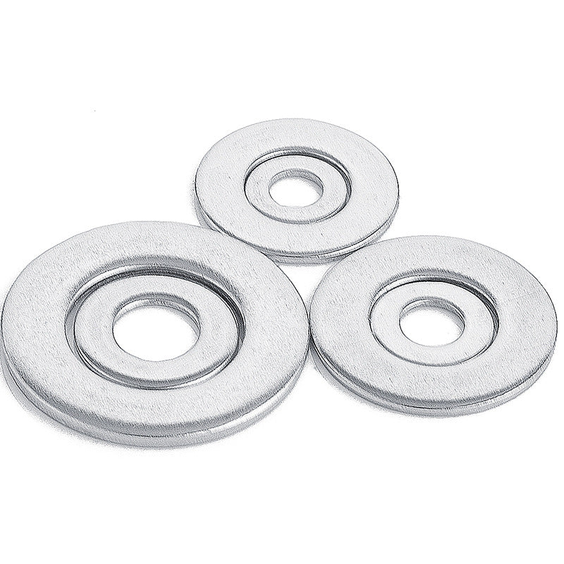 M3 M4 M6 M8 M10 201 Stainless Steel Flat Washers Hardware Metal Washers for Screws & Bolts