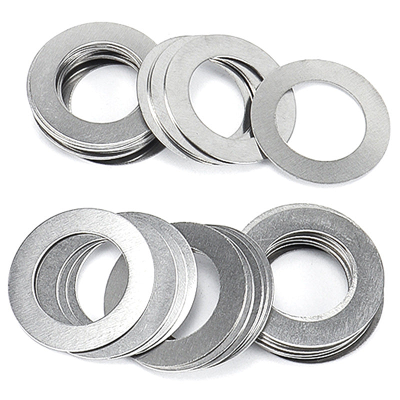 M4-M6-M12-M16 304 Stainless Steel Ultra-Thin Precision Gap Gaskets Metal Flat Thin Gaskets for Industrial Assembly & Mechanical Precision