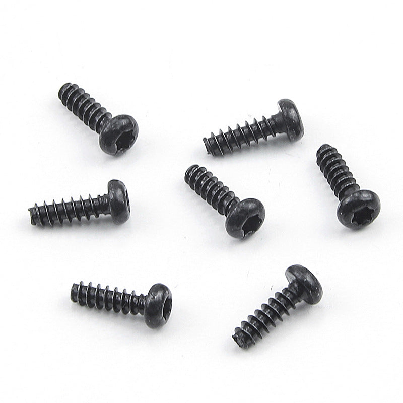 M3x10 304 stainless steel galvanized black plum blossom round head flat tail self-tapping screw PB screw black flower screw for Plastic & Metal Installation