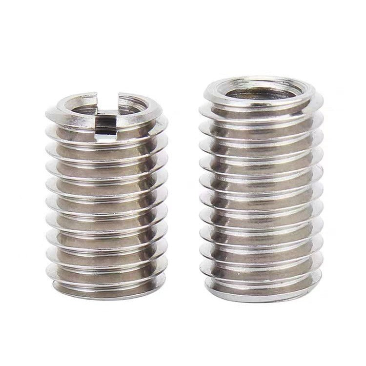 304 Stainless Steel Inner & Outer Tooth Nut Thread Conversion Reducing Nut Repair Wire Sleeve for Thread Conversion & Equipment Repair