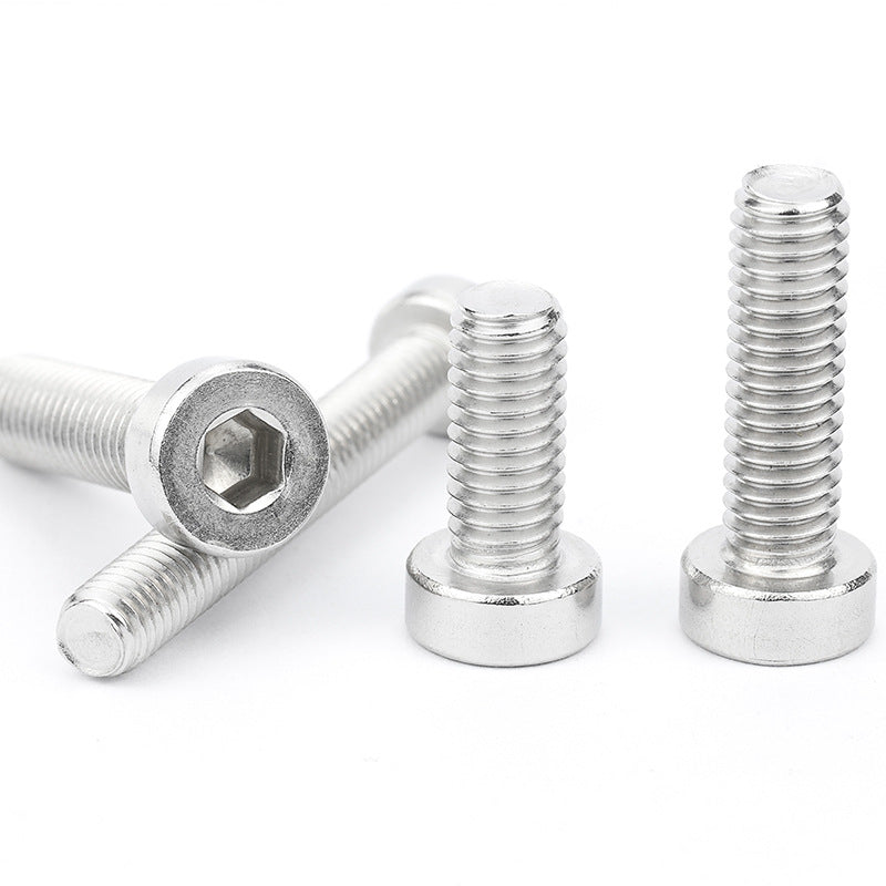 DIN7984 M3/M4/M8 304 stainless steel cylindrical screw thin head hexagon bolt short head hexagon screw  for Machinery & Equipment