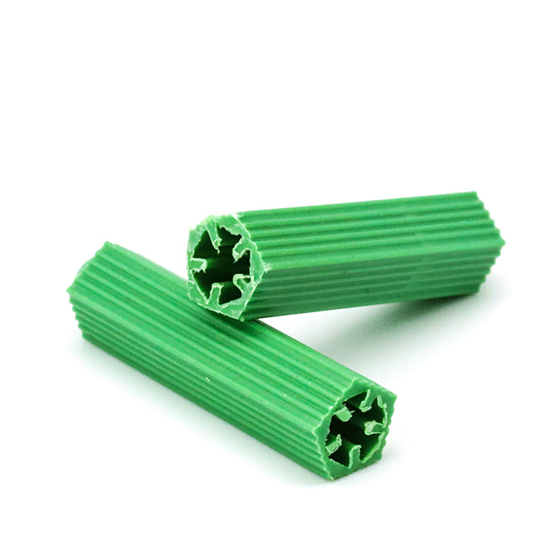 M6/M8 Plastic Expansion Tubes Yellow/White/Green Nylon Rubber Plugs for Wall Mounting Home Renovation
