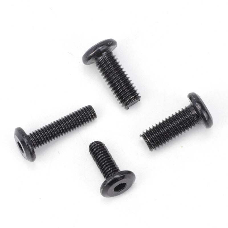 M2/M3/M4/M5/M6/M8 304 black zinc chamfered hexagon screws furniture bolts beveled screws for Furniture Fasteners