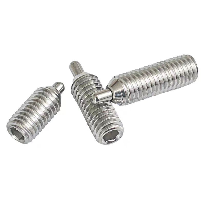 M3M4M5M6 304 stainless steel spring plunger setting screw cylindrical head pressure telescopic pin positioning screw for Machinery & Mold Assembly