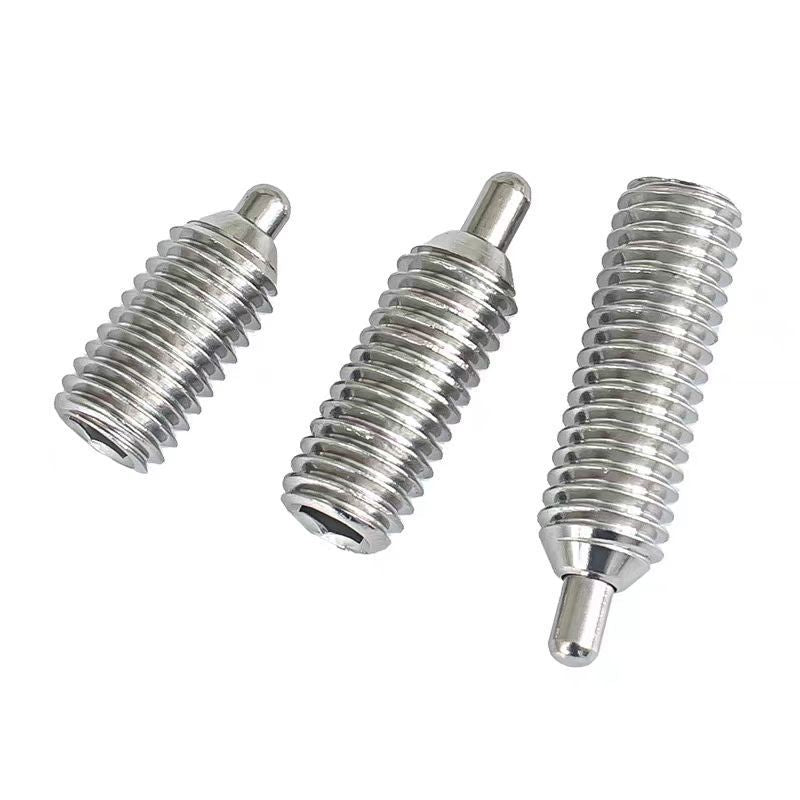 M3M4M5M6 304 stainless steel spring plunger setting screw cylindrical head pressure telescopic pin positioning screw for Machinery & Mold Assembly
