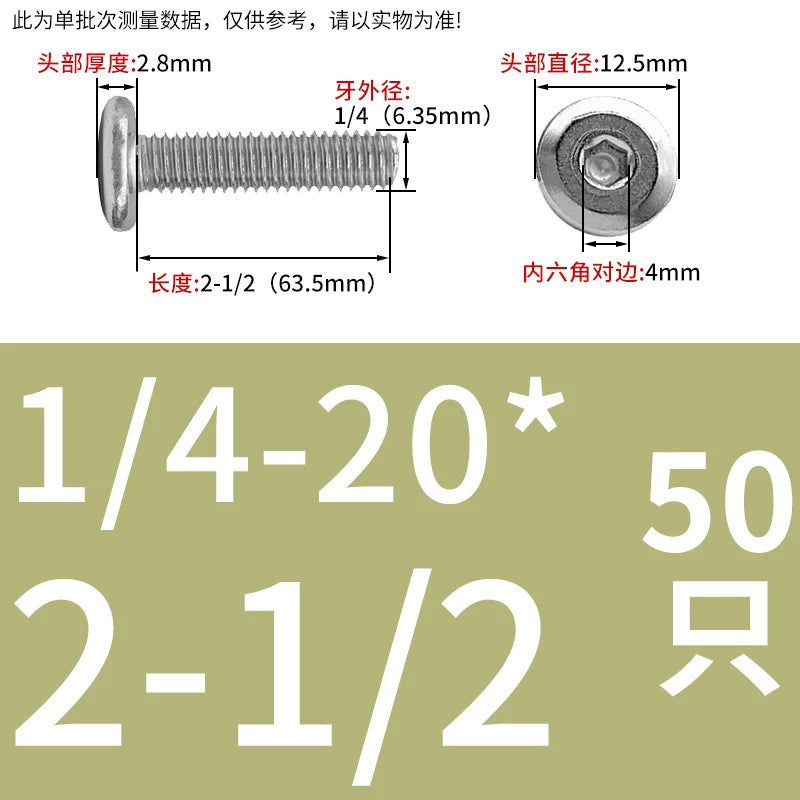 UNC 304 Stainless Steel Screw Nut Set US Imperial Hex Flat Head Chamfer Furniture Pair Lock Splint Fastener
