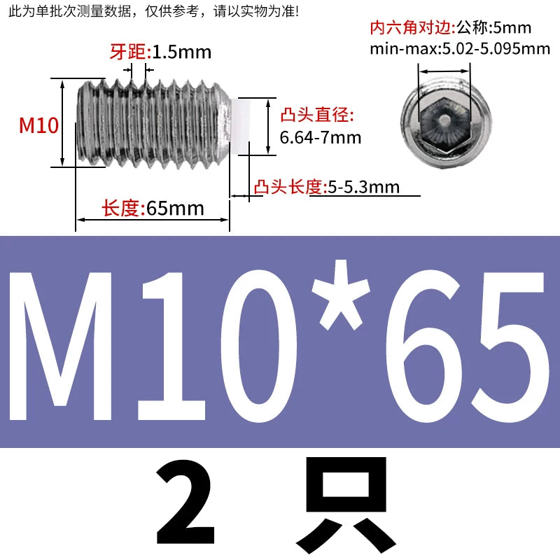 POM/Nylon Rubber Head Plunger 304 Stainless Steel Buffer Stop Screw M2-M10