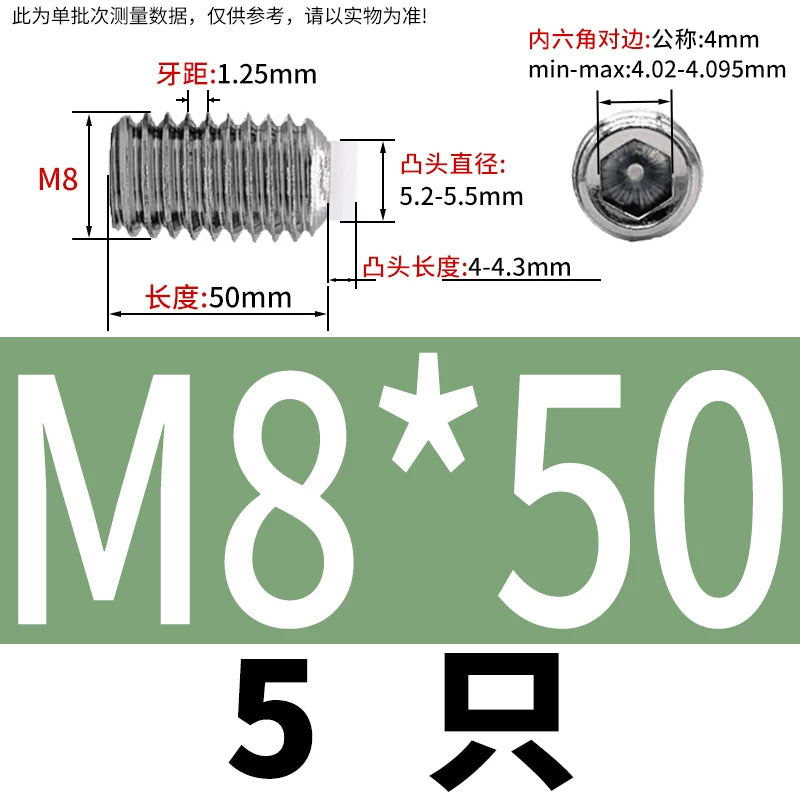 POM/Nylon Rubber Head Plunger 304 Stainless Steel Buffer Stop Screw M2-M10