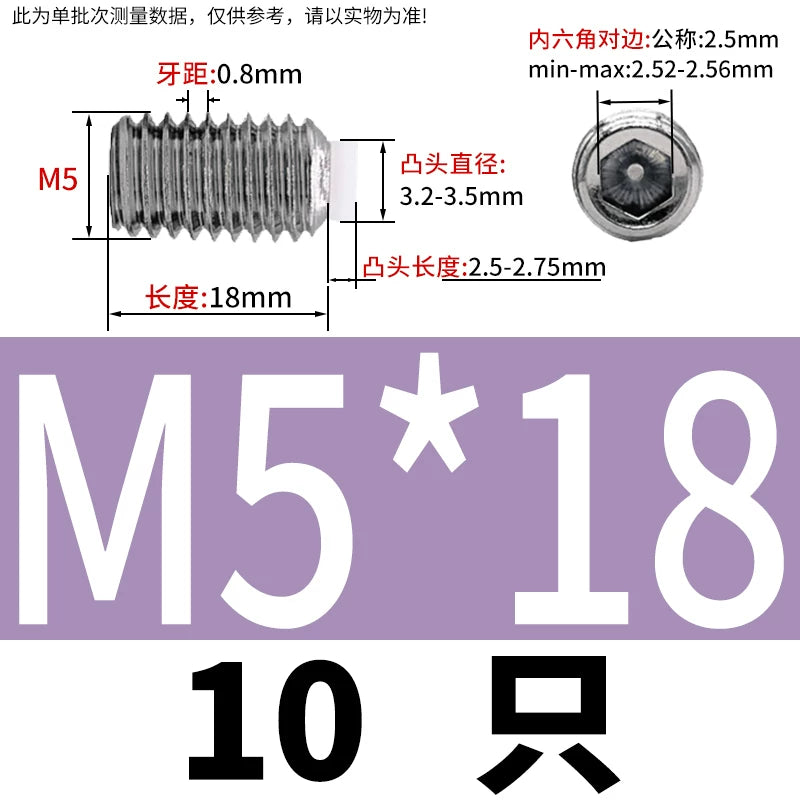 POM/Nylon Rubber Head Plunger 304 Stainless Steel Buffer Stop Screw M2-M10