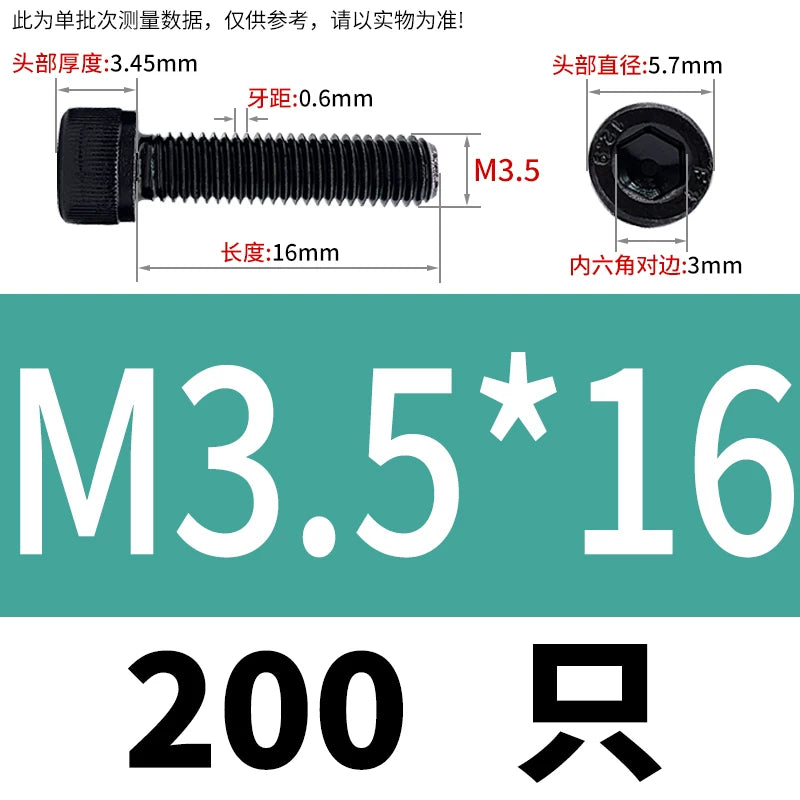 DIN912  M1.4-M16 Grade 12.9 Cup Head Hexagon Screw Full Thread Cylindrical Knurled Head Metric Screw