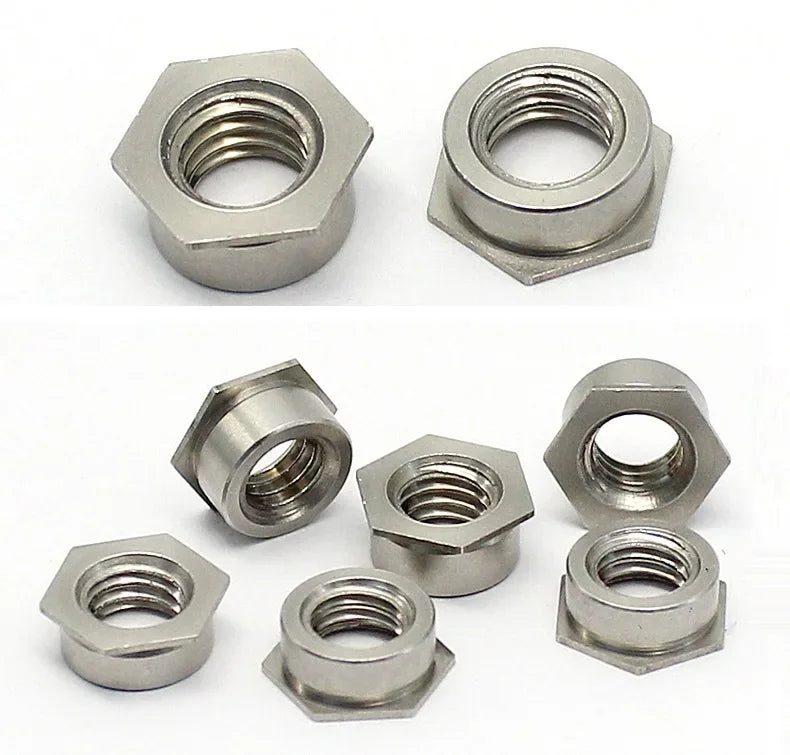 50-100pcs m2 m2.5 m3 m4 m5 m6 Self clinching flush nut , 304 stainless steel flush nuts , pem unified self-clinching insert nut