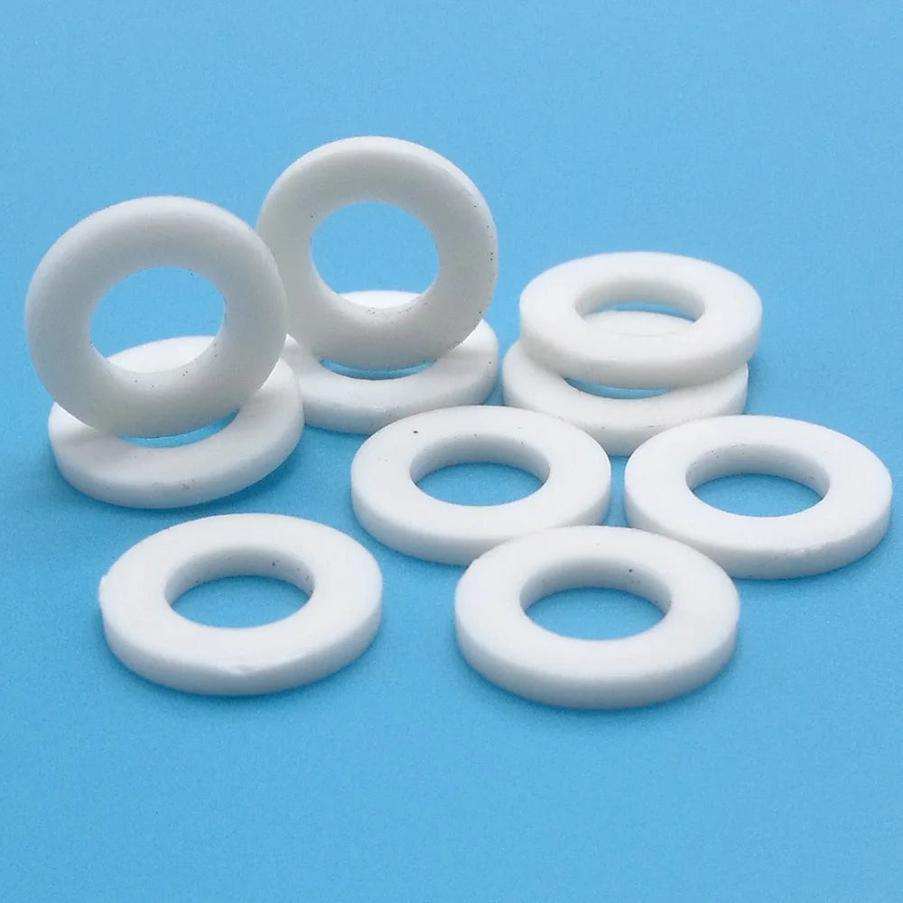 20-50PCS M3 M4 M5 M6 M8 M10 M12 PP gasket Insulating plastic washer Plastics flat pad Antiseptic Acid and alkali resistant