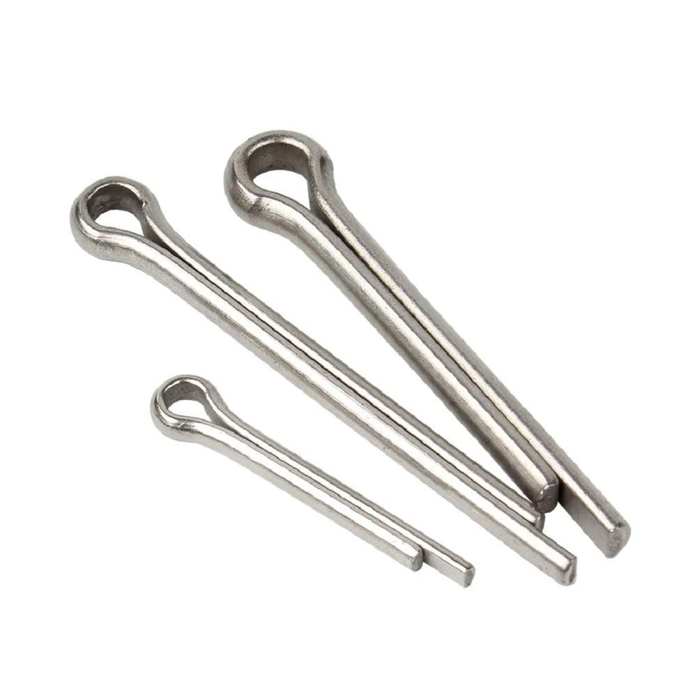 2-50pcs GB91 M1 M1.2 M1.5 M2 M2.5 M3 M3.2 M4 M5 M6 M8 M10  304 Stainless Steel Cotter Pin Split Pins