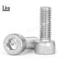 10-50pcs DIN7991 304 A2-70 Stainless Steel Black Flat Head Socket Screw Bolt Screw