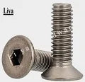 5-20pcs  M2 M2.5 M3 M4 M5 M6 DIN7991 Pure Titanium hexagon socket countersunk / flat head screw Ti screws