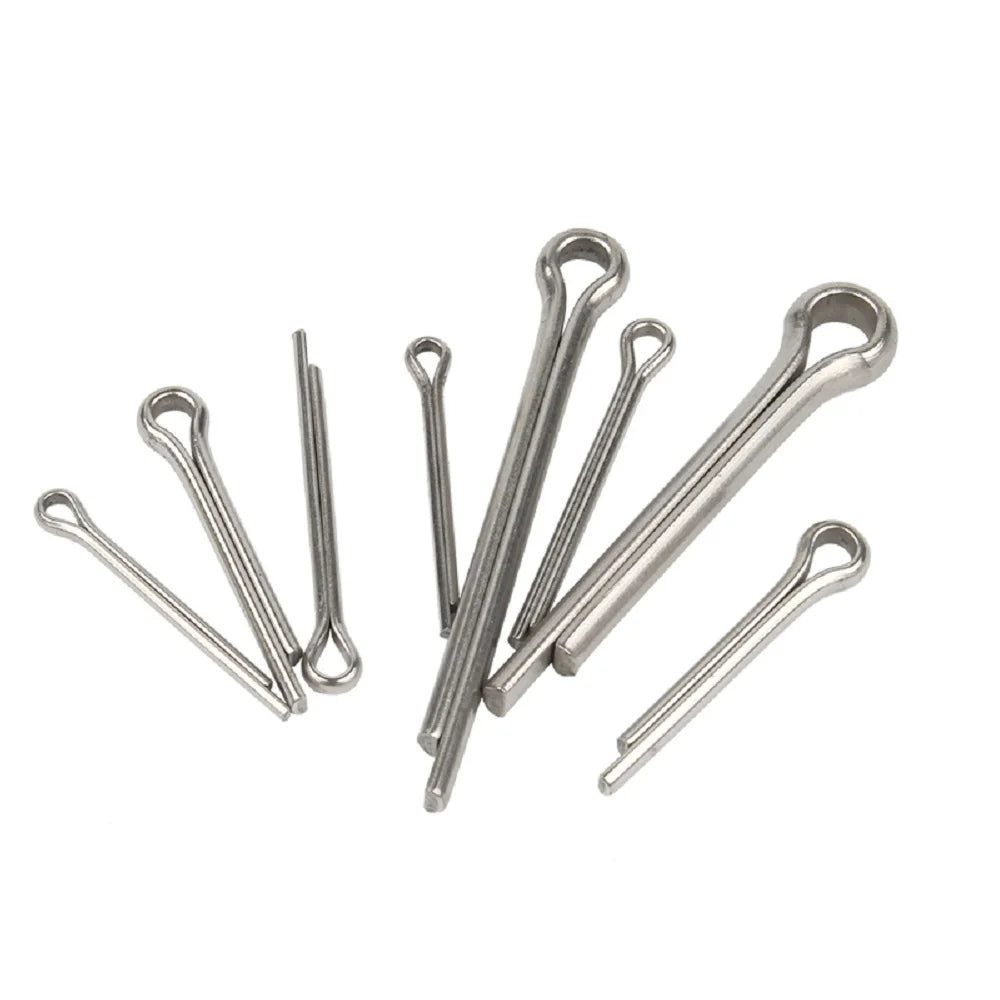 2-50pcs GB91 M1 M1.2 M1.5 M2 M2.5 M3 M3.2 M4 M5 M6 M8 M10  304 Stainless Steel Cotter Pin Split Pins