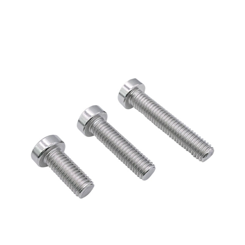 UNC/UNF 304/316 Stainless Steel Machine Screw US Inch Thin Short Head Hex Drive Coarse/Fine Thread