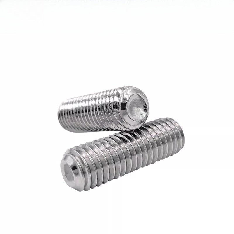 3/8-16 1/2-13 UNC Headless Set Screw 304 SS US Hex Recessed End Inch Fastener