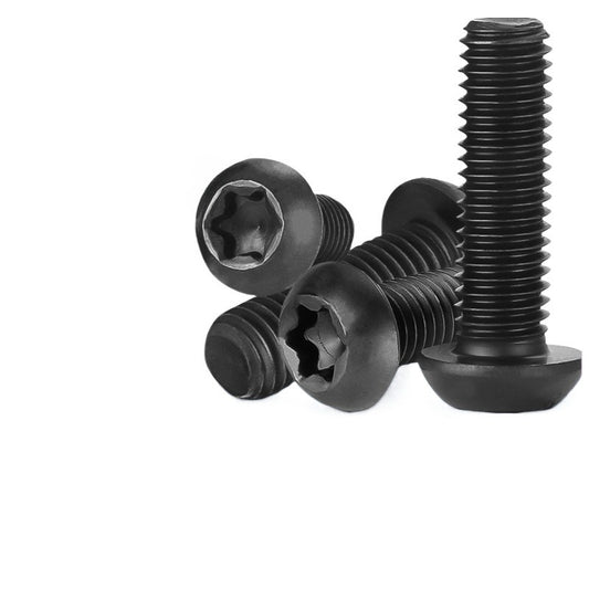 M2/M3/M4 10.9 grade high strength hair black round head inner plum blossom screw carbon steel pan head plum blossom groove screw  for Machinery & Electronics