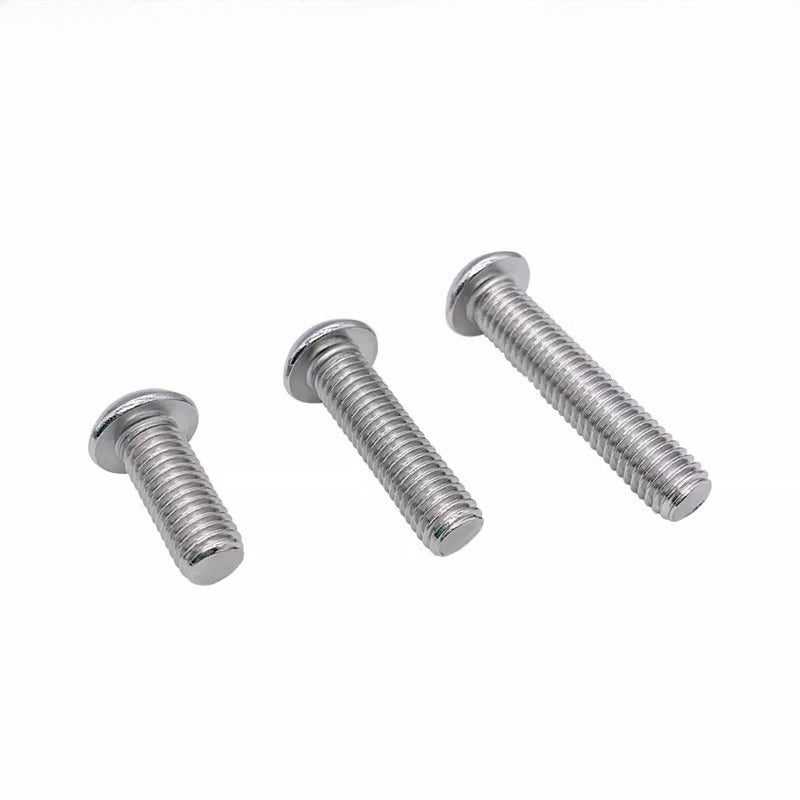 UNC/UNF Screw 304/316 Stainless Steel Imperial Round Head Mushroom Head Hex Socket Coarse/Fine Thread Screw